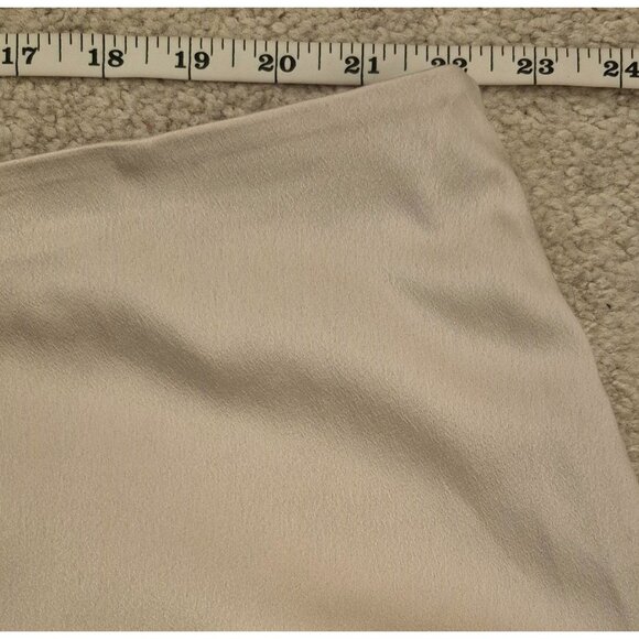 Vince Cream Colored Side Zip Lined Midi Slip Skirt Size 3X NWT - Picture 8 of 10